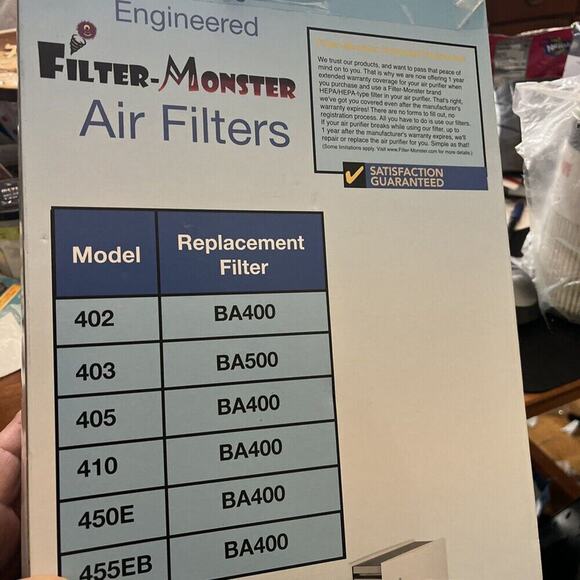Filter-Monster Replacement Filter Compatible with Blueair 400 Series Particle... - Picture 1 of 6
